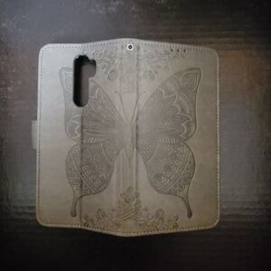 Gray Butterfly Wallet Style Phone Case Note 8 Pro